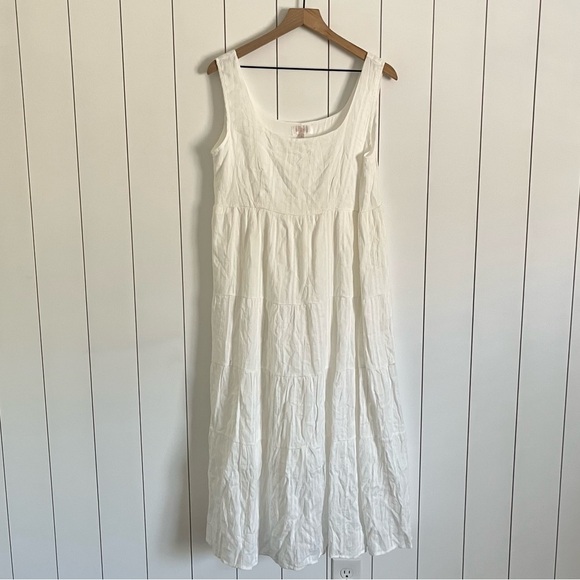 Billy J Liza Midi Dress White - Picture 9 of 11